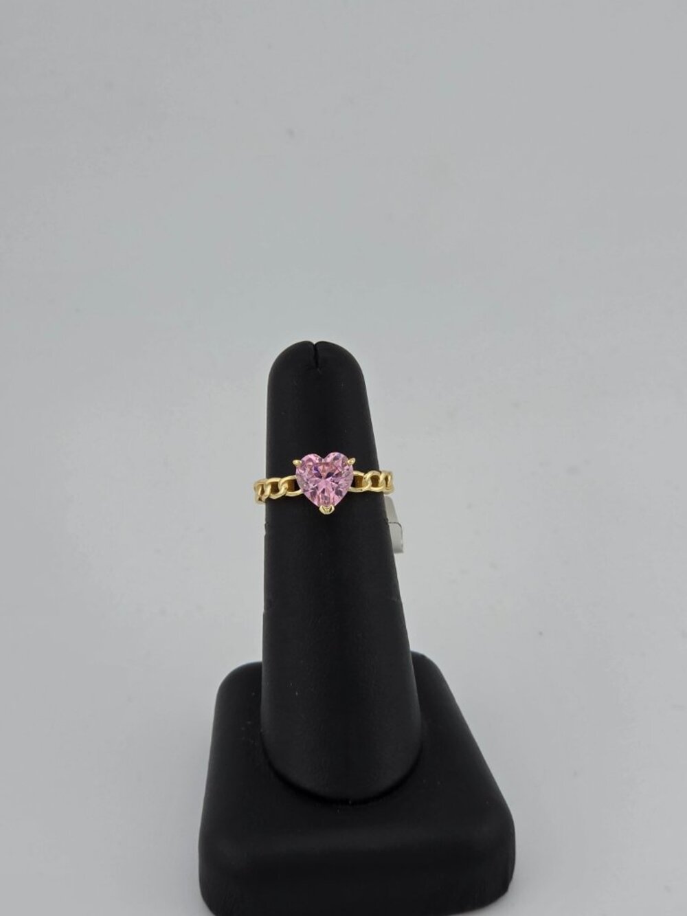 Pink Heart Gemstone Ring – 925 Sterling Silver | Promise Ring | New with Tags